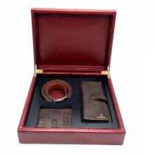 ست هدیه آریوان مدل چرم لیزارد