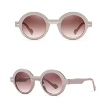 عینک آفتابی گرد زنانه آلبرت وگ مدل S26109C4 Acetate Avantgarde Visionary