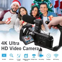 دوربین فیلم برداری مدل 4K 60FPS 48 MP Professional