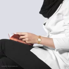 ساعت مچی عقربه ای زنانه رومانسون مدل RM7A02QLGGM1R1