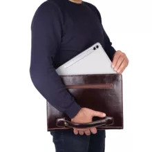 کیف اداری چرم بارز مدل DF40