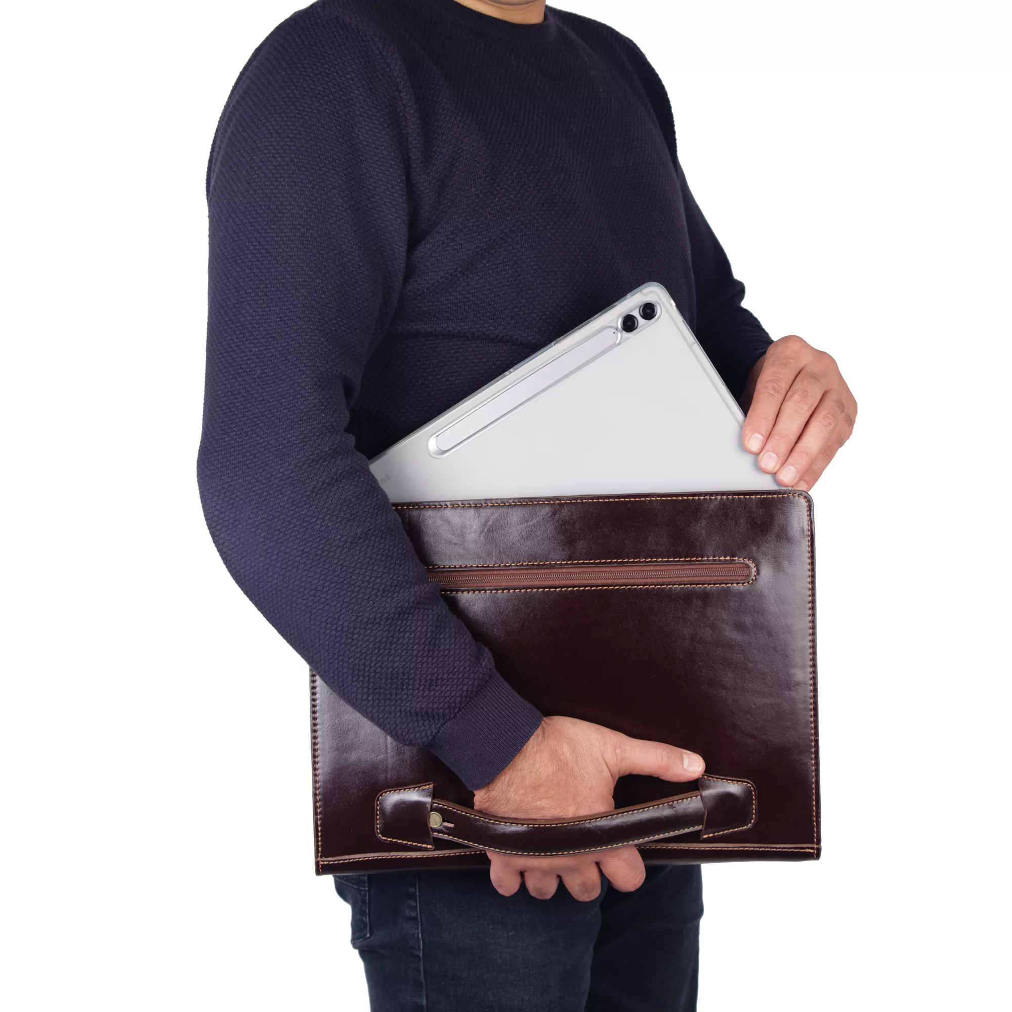 کیف اداری چرم بارز مدل DF40
