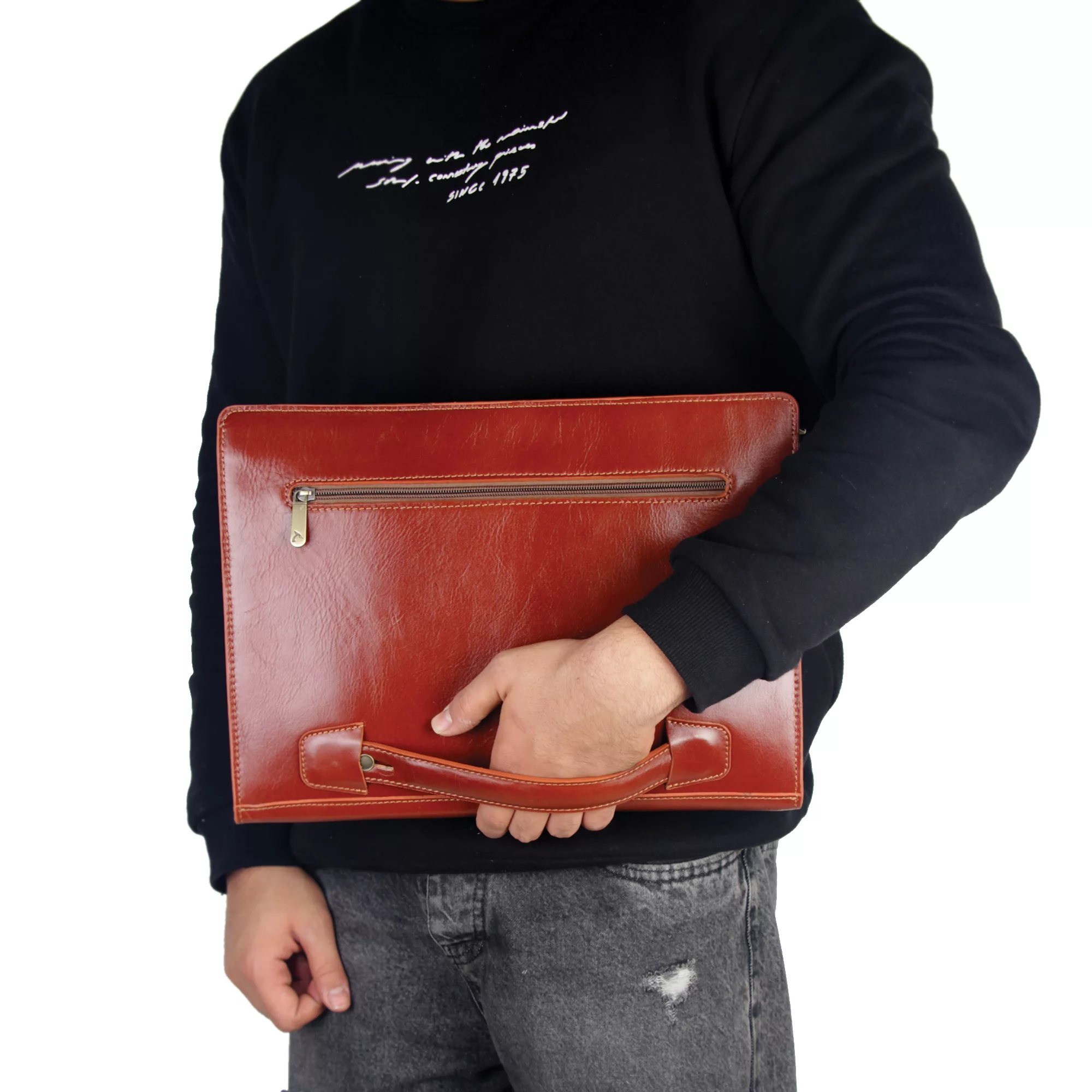 کیف اداری چرم بارز مدل DF40