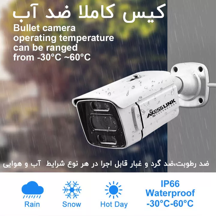 سیستم امنیتی CAMERA PACK 13 - AXESSLINK مجموعه 13 عددی