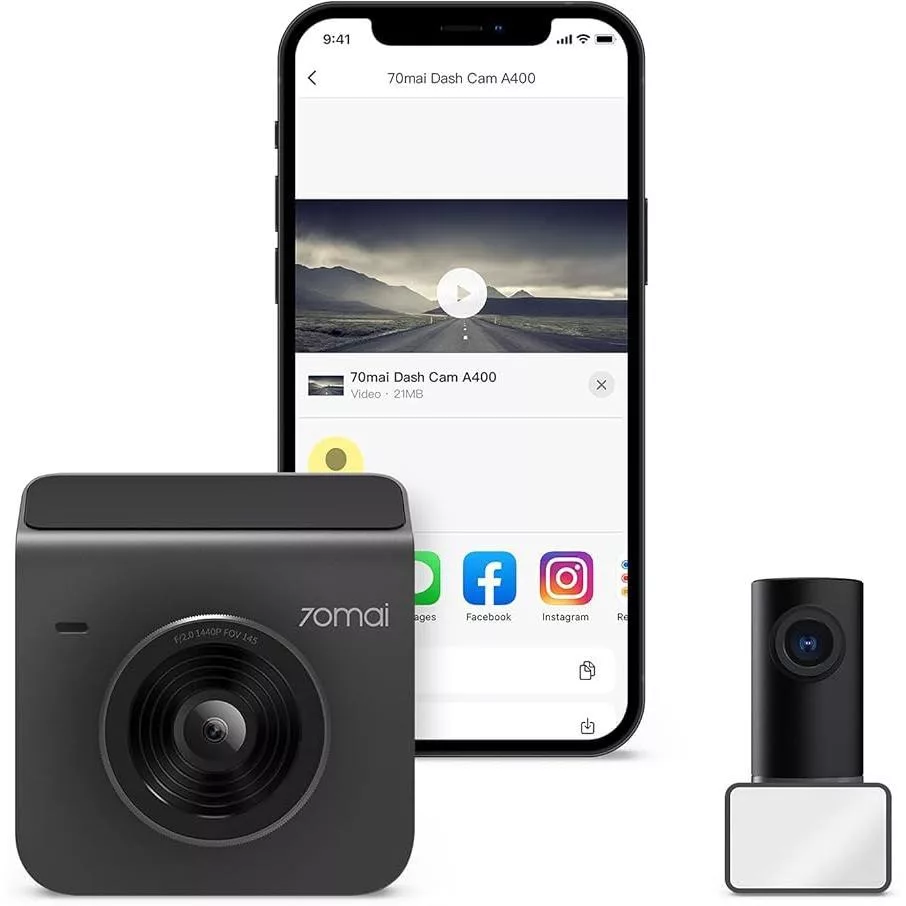 دوربین فیلم برداری خودرو سوِنتی مِی مدل 70mai Dash Cam A400