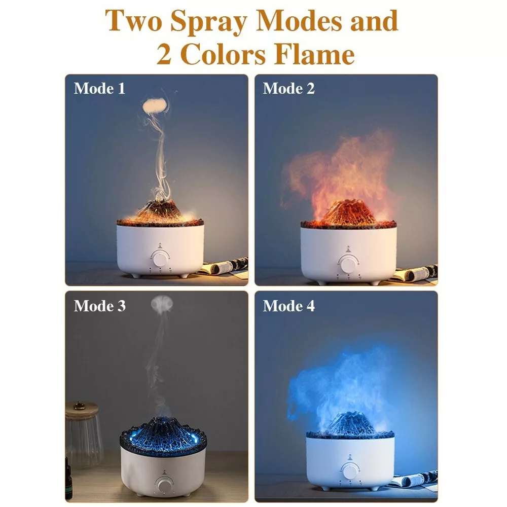 دستگاه بخور سرد طرح آتشفشان در حال فوران مدل V21B