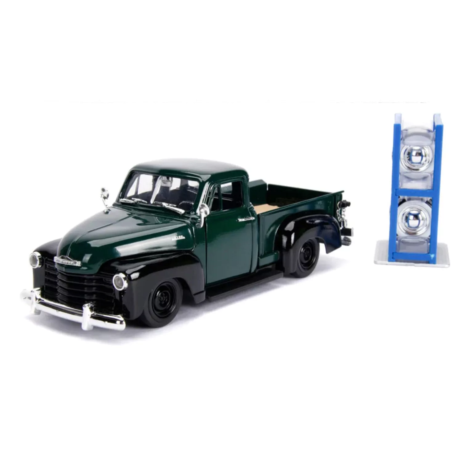 ماکت ماشین جادا مدل فلزی 1953 Chevrolet 3100 Pickup Truck Green with Extra Wheels