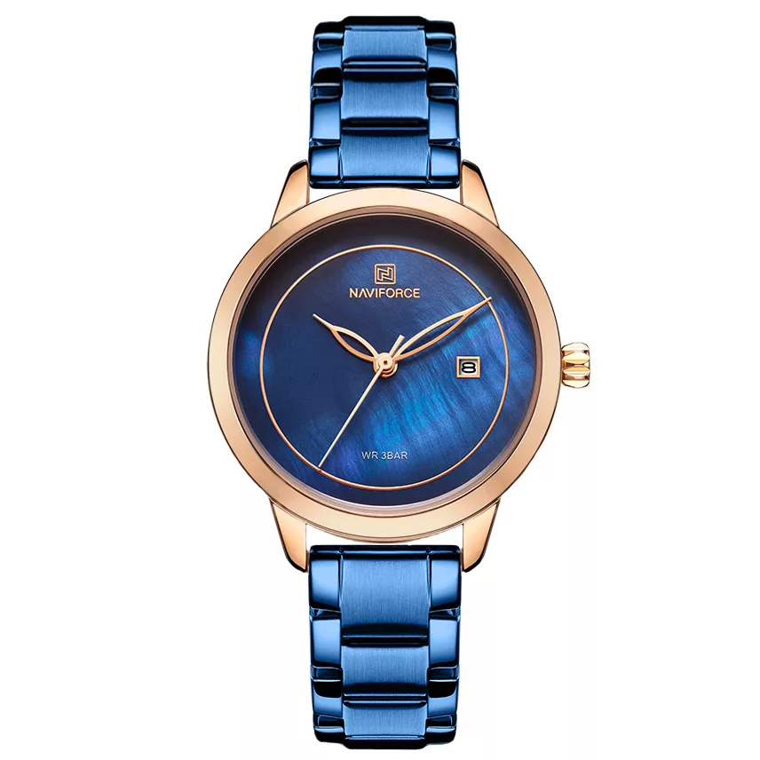 ساعت مچی عقربه ای زنانه نیوی فورس مدل NF5008L - SO-RZ