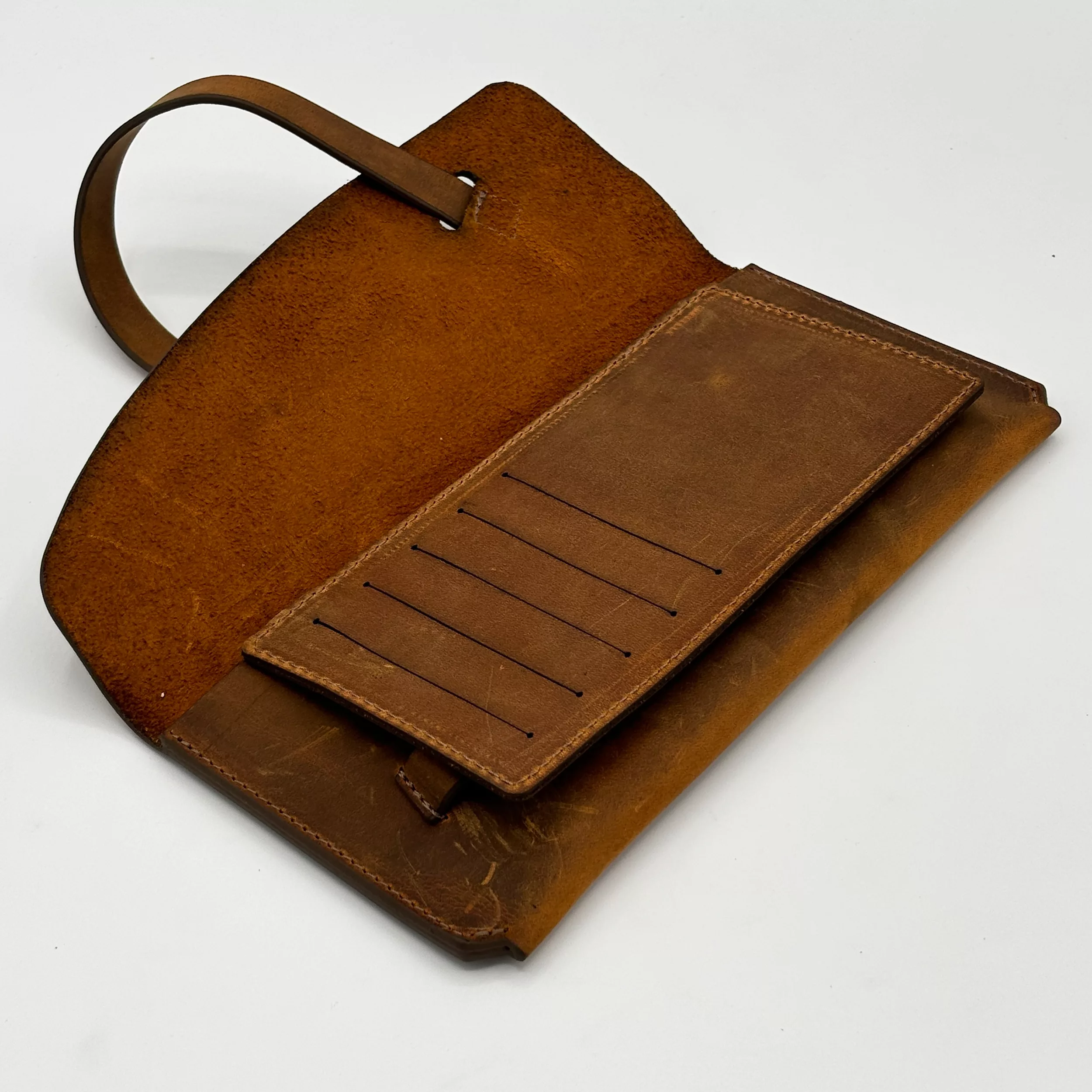 کیف پول چرم آسو مدل باراباس