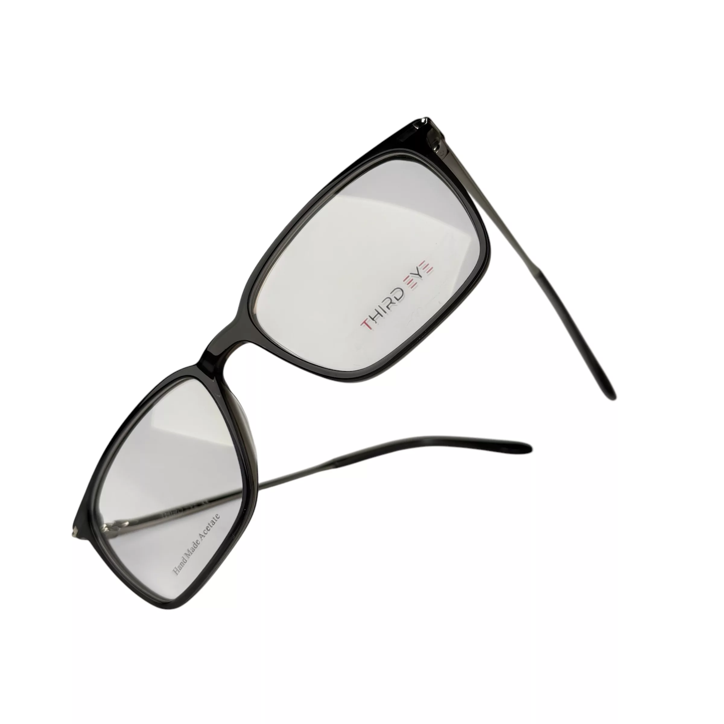 فریم عینک طبی مربعی ترید ایی مدل مگنتی کد 9361 به همراه کاور آفتابی