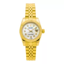 ساعت مچی عقربه ای زنانه مدل دیت جاست