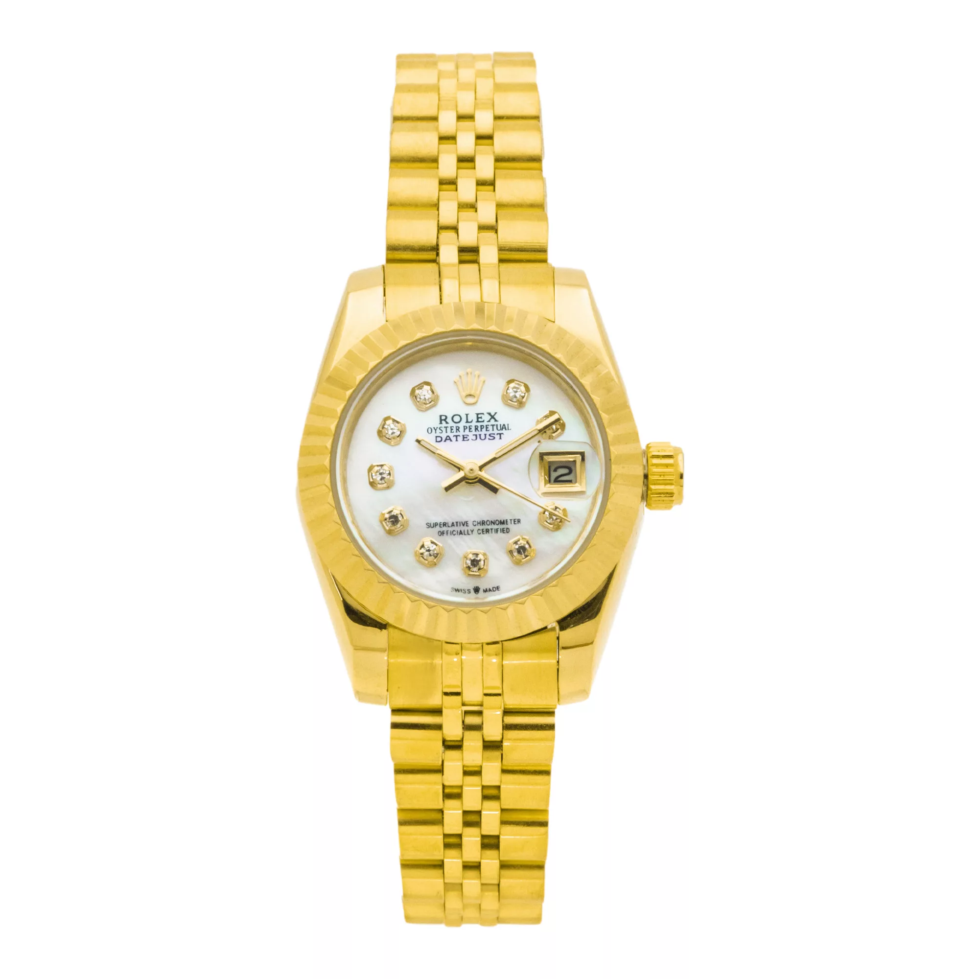 ساعت مچی عقربه ای زنانه مدل دیت جاست