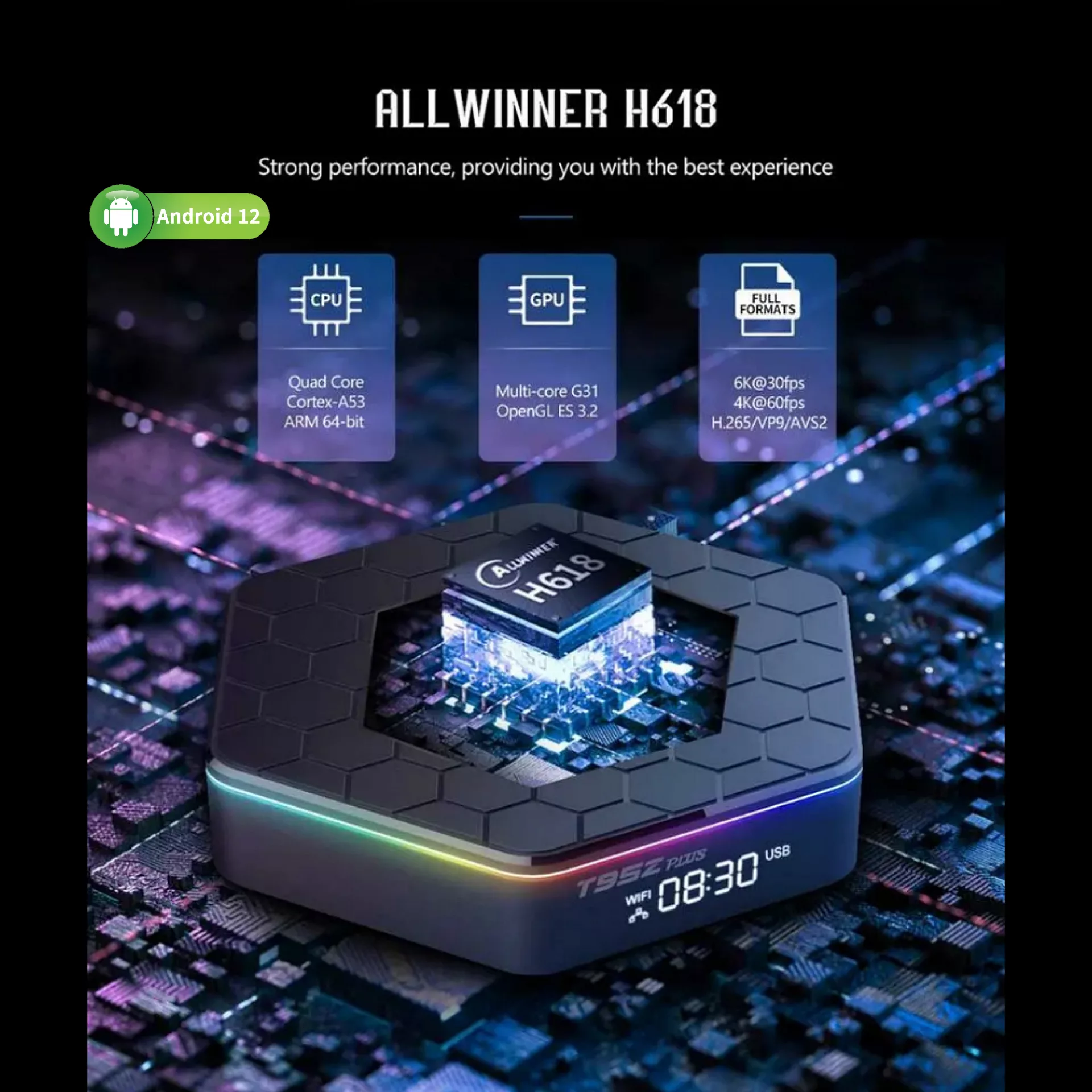 اندروید باکس سانول مدل T95Z PLUS-ANDROID12