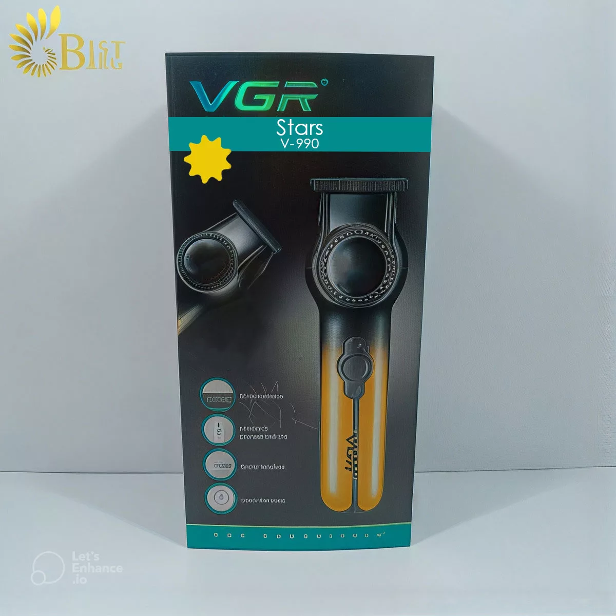 ماشین اصلاح موی سر و صورت شارژی وی جی ار مدل V-990(ُStars)