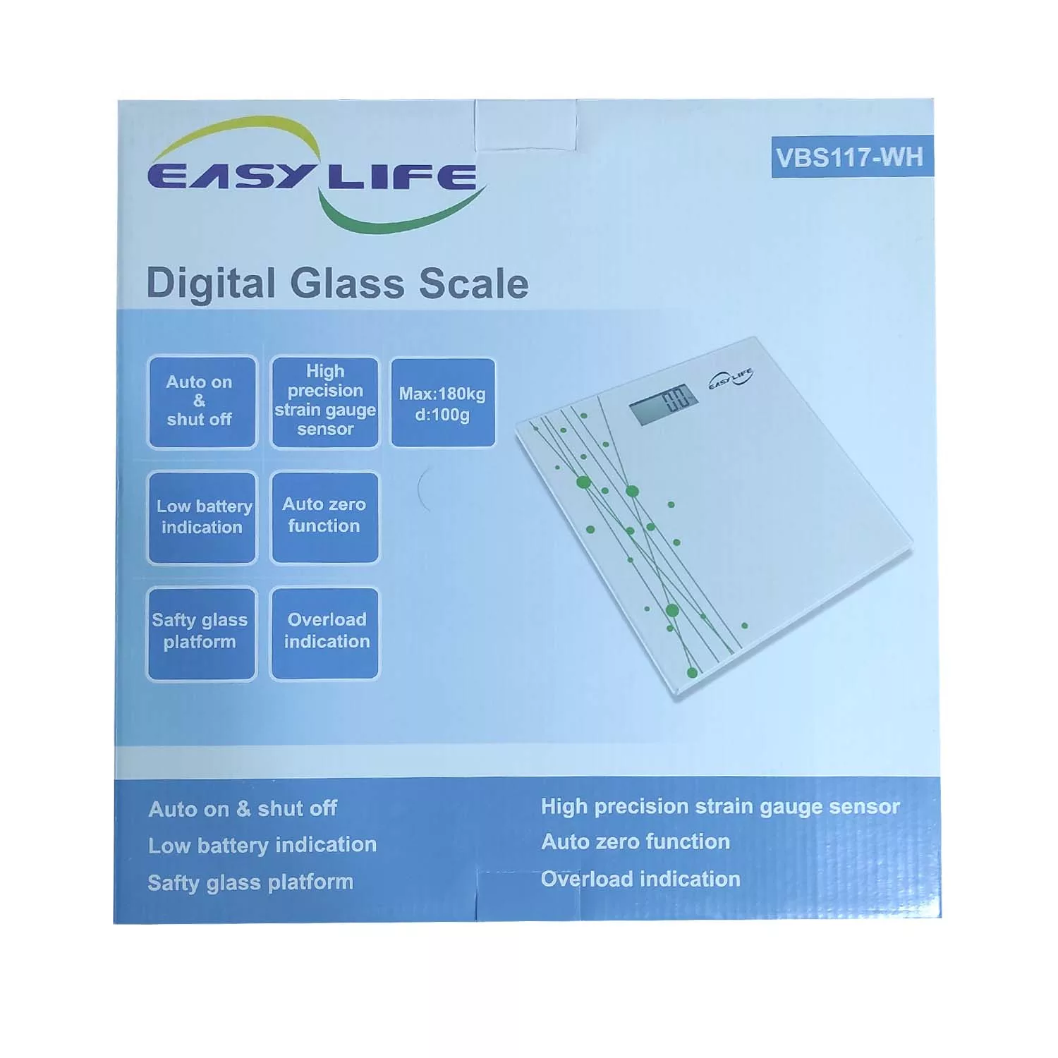 ترازو دیجیتال ایزی لایف مدل VBS117_WH