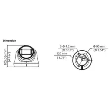 دوربین مداربسته آنالوگ هایلوک مدل THC-T340-VF