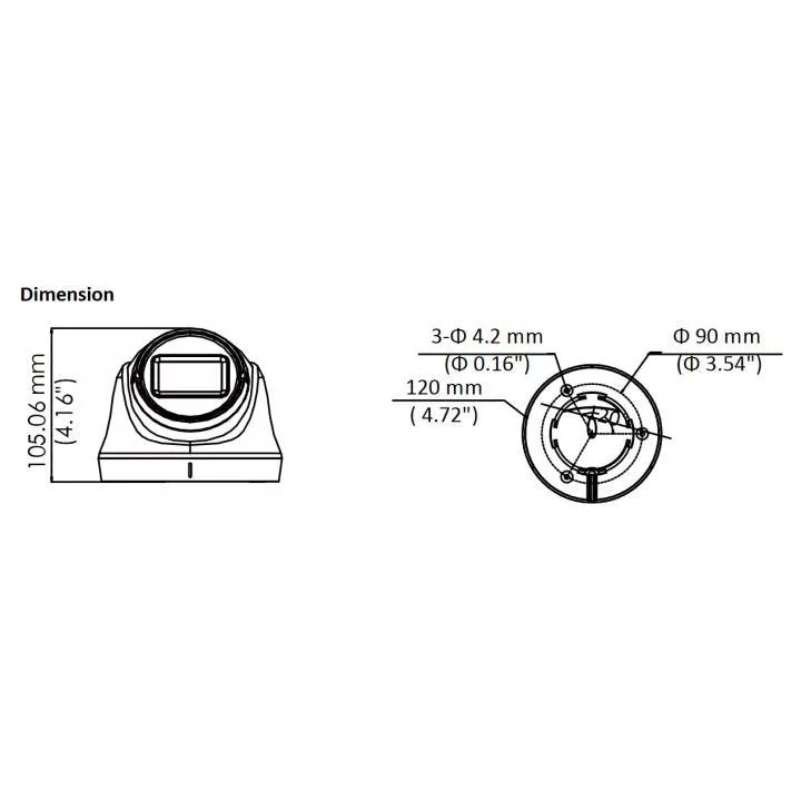 دوربین مداربسته آنالوگ هایلوک مدل THC-T340-VF
