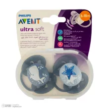 پستانک ارتودنسی فیلیپس مدل Ultra Soft - بسته 2 عددی