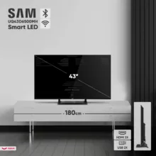 تلویزیون ال ای دی هوشمند سام مدل UQ43D6500MH سایز 43 اینچ