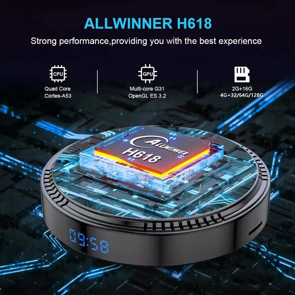 اندروید باکس مدل HK1 RBOX H8
