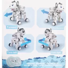 ربات کنترلی مدل گربه ملوس طرح پروژکتور دار کد 1040 A مجموعه 6 عددی