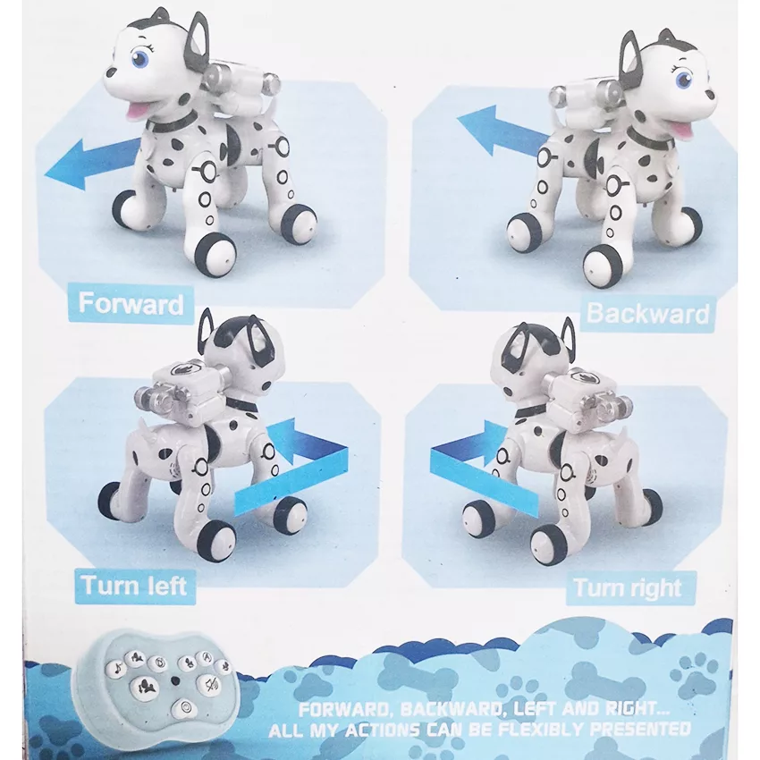 ربات کنترلی مدل گربه ملوس طرح پروژکتور دار کد 1040 A مجموعه 6 عددی