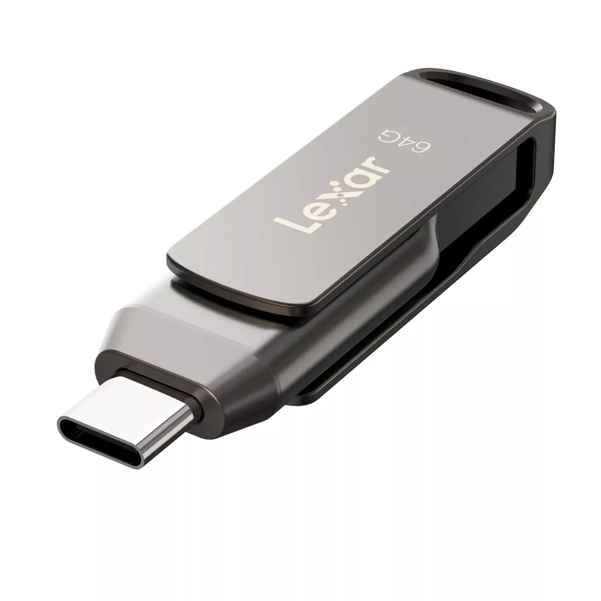 فلش مموری لکسار مدل JumpDrive® Dual Drive D400 USB 3.1 Type-C ظرفیت 64 گیگابایت