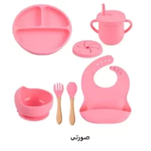 ست 8 تکه ظرف غذای کودک مدل 8000