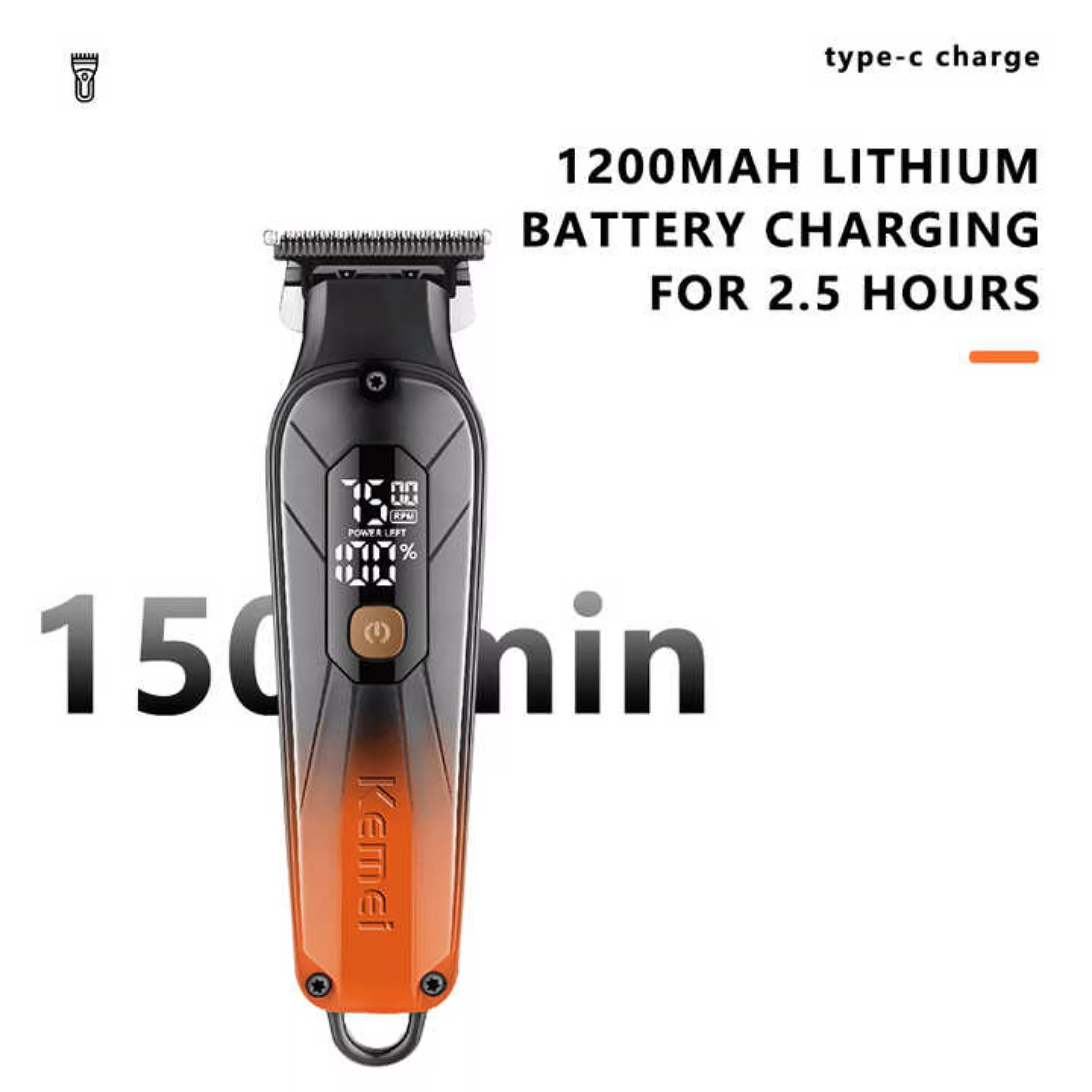 ماشین اصلاح موی سر و صورت شارژی کیمی مدل km-1741