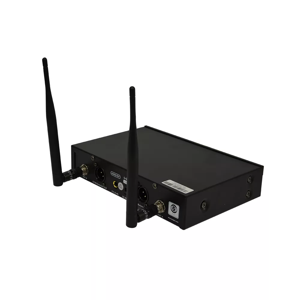 ست میکروفن بیسیم 2 کانال یقه ای و دستی زیکو مدل UH600HC