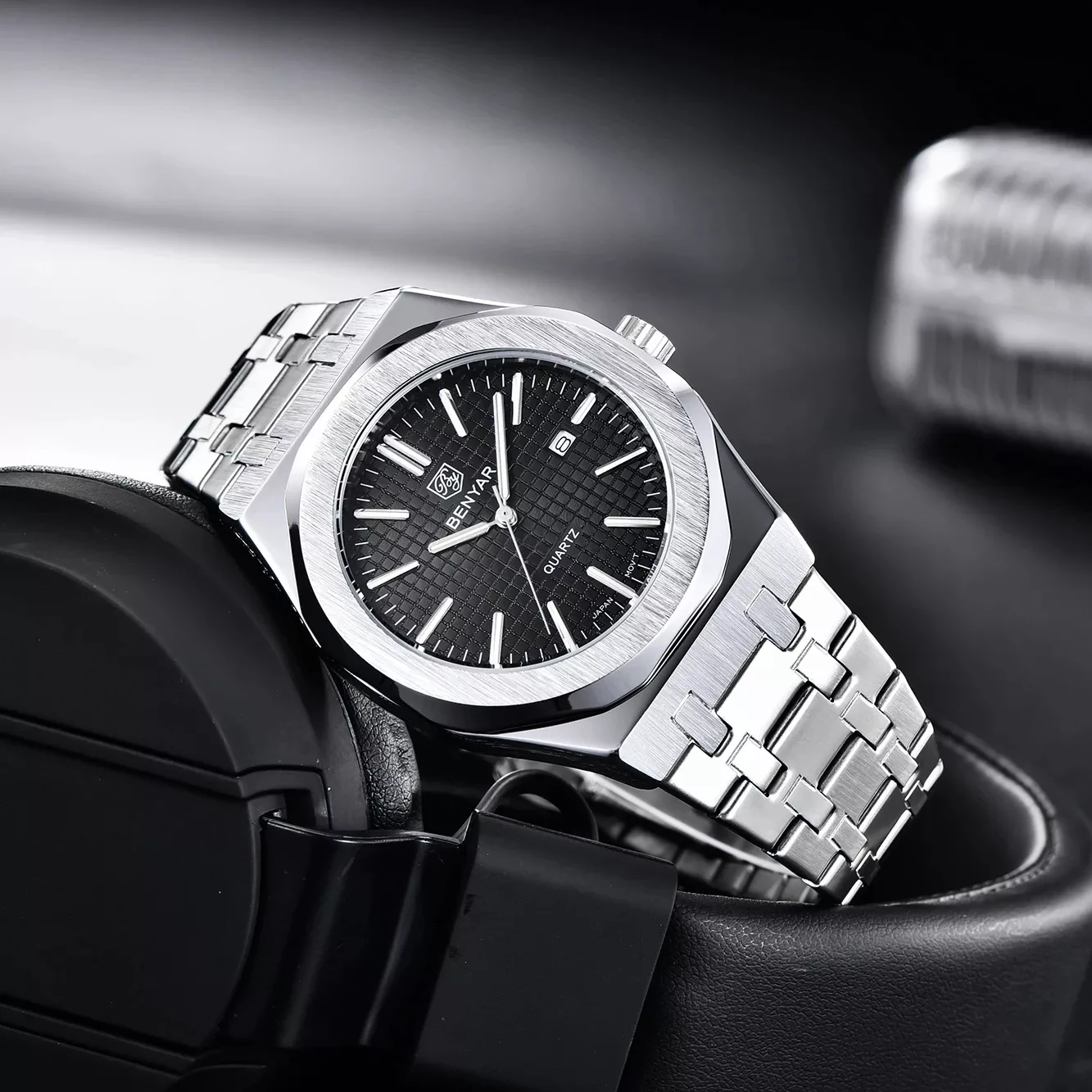 ساعت مچی عقربهای کوارتز بنیار مدل 5156