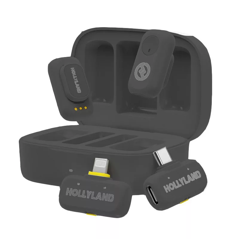 میکروفن بی سیم هالی لند مدل Lark A1 Combo با درگاه USB-C و Lightning