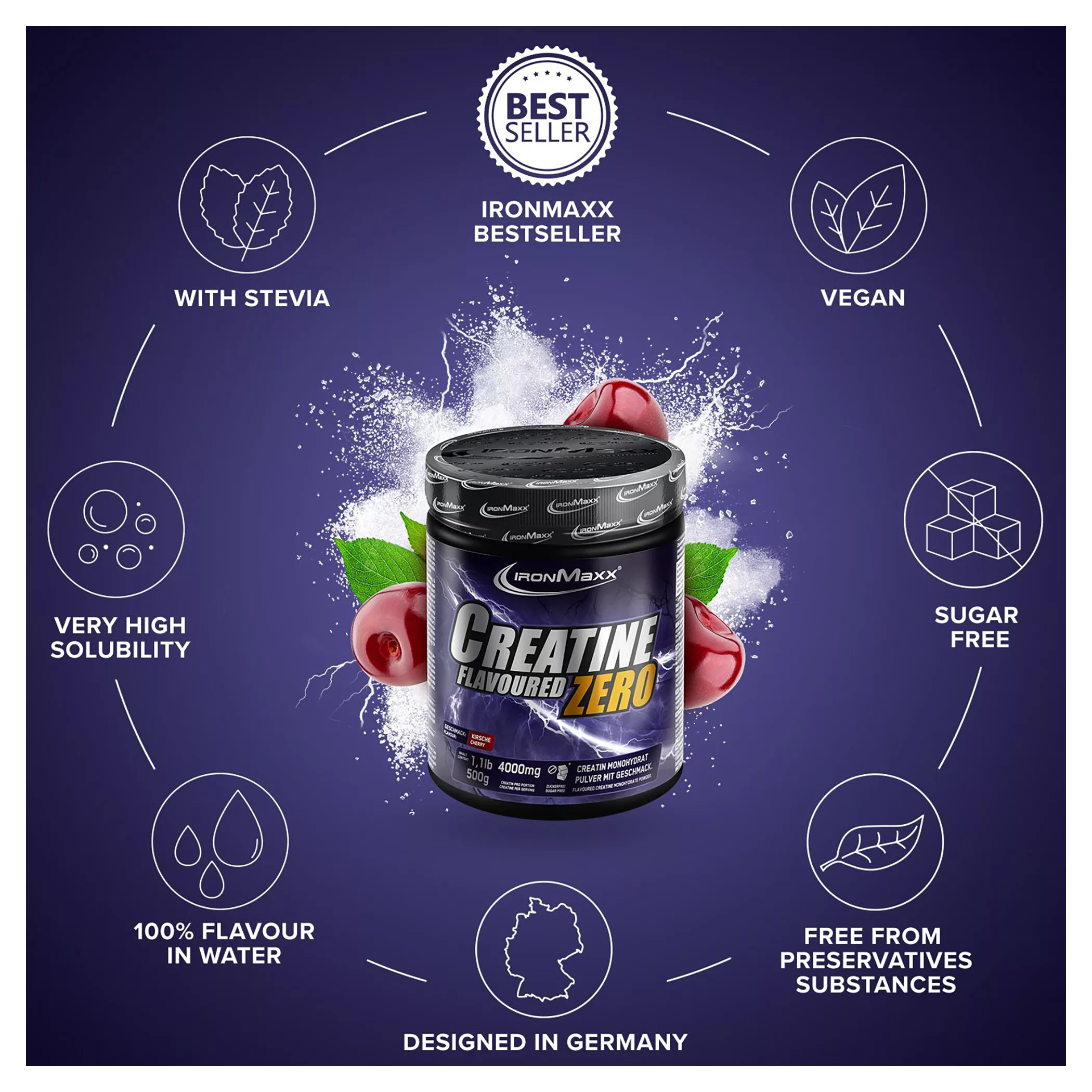 پودر کراتین آیرون مکس - 250 گرم