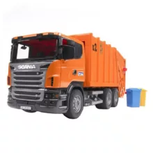 ماشین بازی برودر مدل کامیون حمل زباله اسکانیا