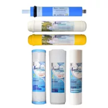 فیلتر دستگاه تصفیه آب آکوا پیورست مدل SW 6066 NEW مجموعه 5 عددی به همراه فیلتر تصفیه آب مدل ممبران
