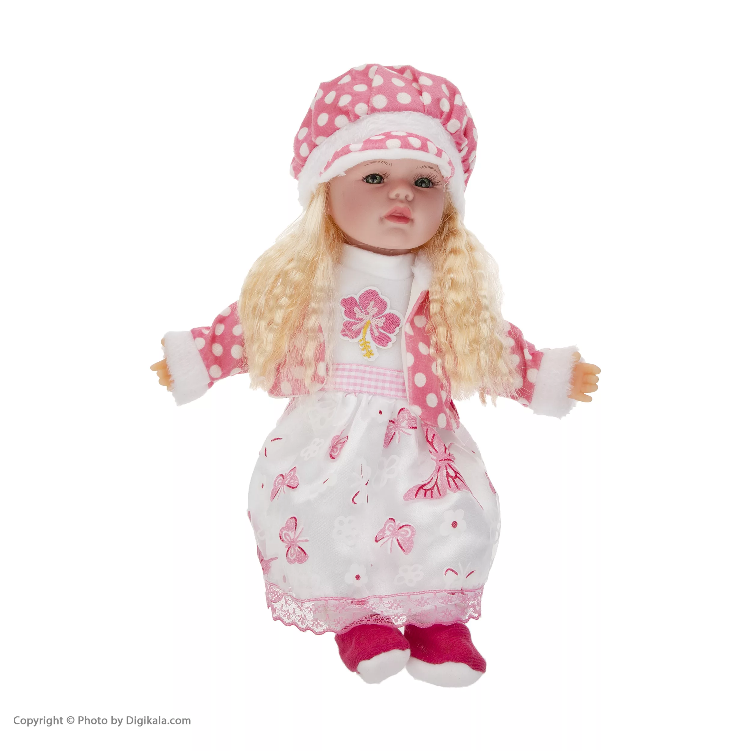 عروسک ام وی تویز مدل MV14333-3 ارتفاع 35 سانتی متر