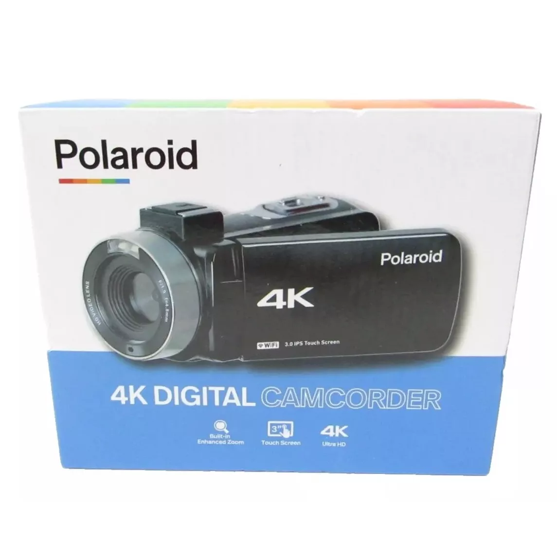 دوربین فیلم برداری پولاروید مدل 4K 18X Zoom Touch Screen