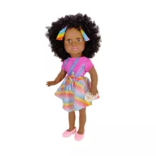 عروسک مدل دختر مو فرفری کد 790 ارتفاع 50 سانتی‌متر