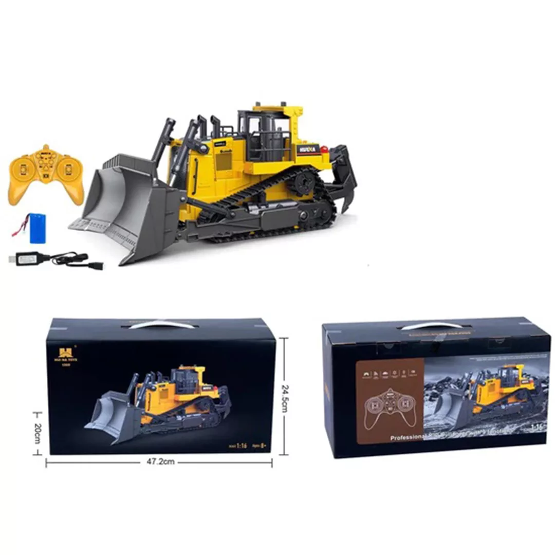 ماشین بازی کنترلی هوینا مدل RC BULLDOZER کد 1554