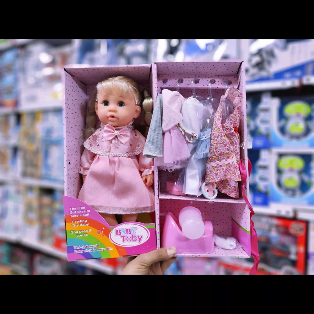 عروسک مدل baby toby ارتفاع 38 سانتی متر