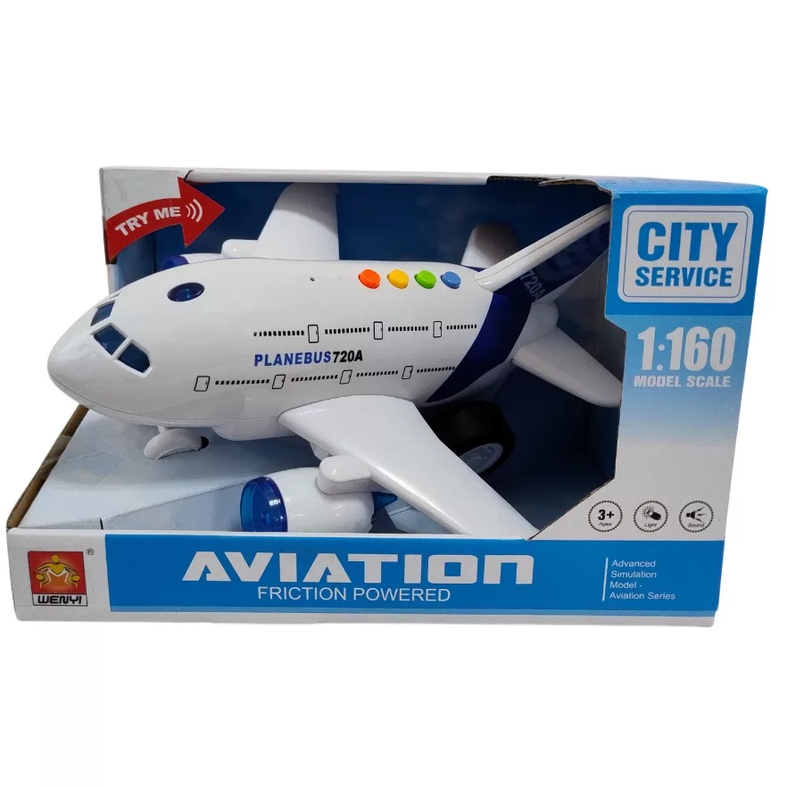 هواپیما بازی مدل موزیکال طرح مسافربری کد 720A