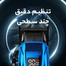 ماشین اصلاح موی سر و صورت شارژی کیمی مدل KM-2797-plus بسته 2 عددی