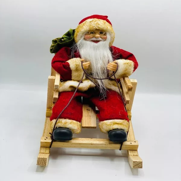 عروسک طرح بابانوئل مدل 5671 ارتفاع 37 سانتی‌متر