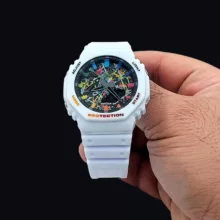 ساعت مچی عقربه ای مدل دو زمانه کرنومتردار کد GM2100