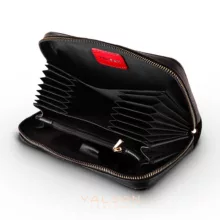 کیف پول چرم یلسان مدل غزال کد MRV-051-msk