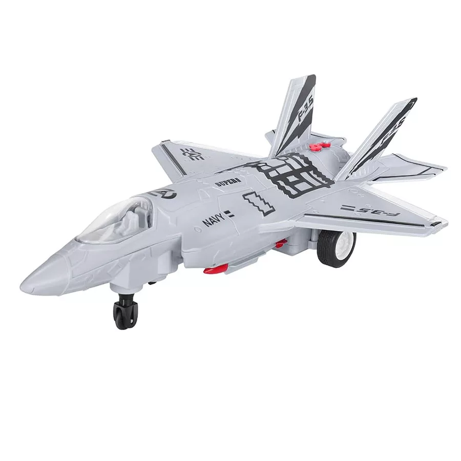 هواپیما بازی کنترلی مدل جت دودزا طرح F-35 LIGHTNING کد 3-660 مجموعه دو عددی