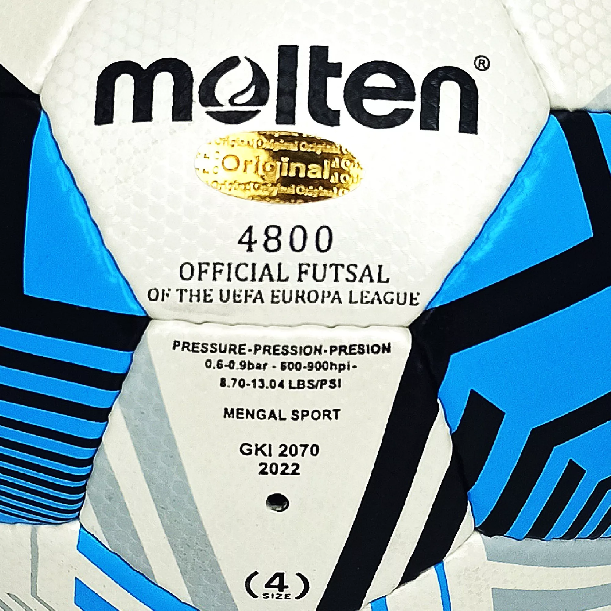 توپ فوتسال مدل Europa League Orange 4800 کد 1-2070