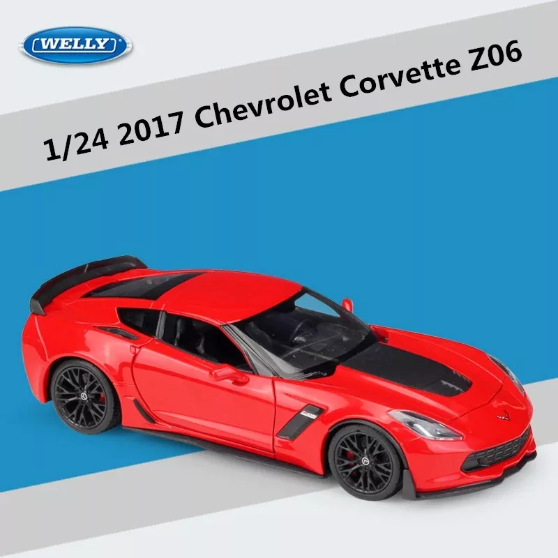 ماکت ماشین ولی مدل 2017 chvrolet corvette z06