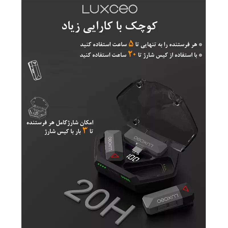 میکروفن یقه ای لاکسیو مدل Portable Case