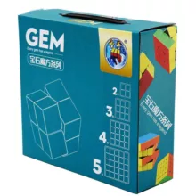 مکعب روبیک شنگ شو طرح Gem بسته 4 عددی